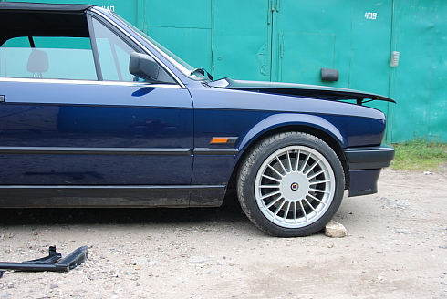 Установка тормозных суппортов от BMW E34 540 на BMW E30 + тормозные диски 312мм